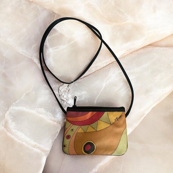 CARLOS FALCHI Sport Multicolor Mod Crossbody Bag - Picture 1 of 10